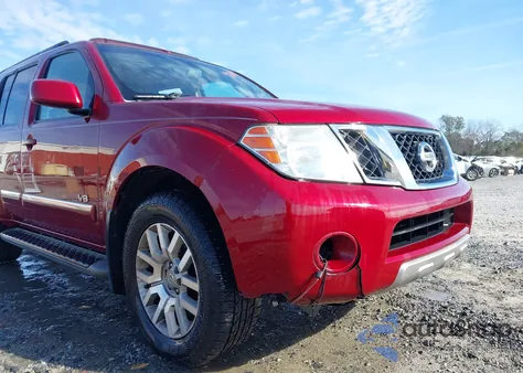 2008 Nissan Pathfinder Le V8 из США, поврежденный, VIN 5N1BR18A98C601950